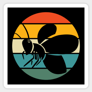 Retro Bee Sticker